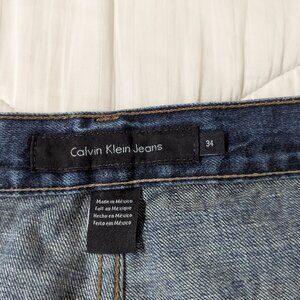 Calvin Klein Jeans Men's Y2K Indigo Wash Relaxed Straight Denim Jeans Size 34x34